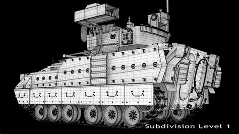 Bradley M2a3 Tank 3d Model Turbosquid 1422715