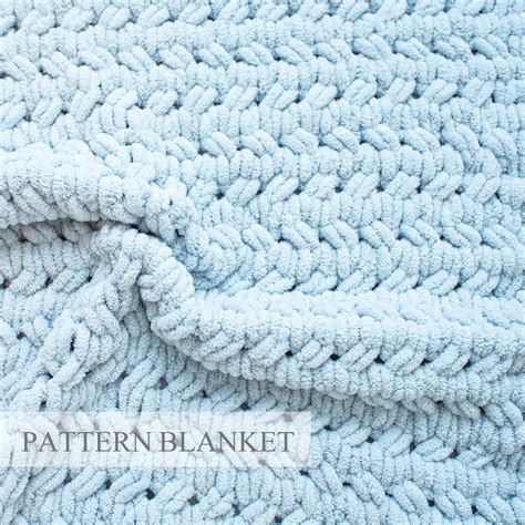 loop yarn blanket pattern  chunky knit blanket alize puffy blanket