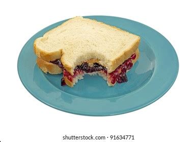 Peanut Butter Grape Jelly Sandwich Made Stock Photo 90849611 | Shutterstock