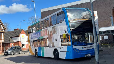 Stagecoach ADL Scania Enviro 400 PX59CVA 15584 Departing Nantwich