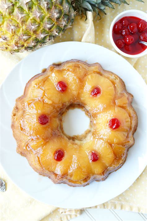 Homemade Pineapple Upside Down Bundt Cake Recipe The Cake Boutique