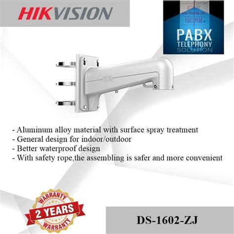 Jual Hikvision Ds Zj Wall Mount Bracket Indoor Outdoor Di Lapak