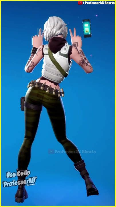 Fortnite Poki Tiktok Emote With Tess Skin Thicc 🍑😜😍 Youtube