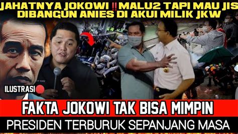 J K Wi Munafikmalu Malu Tapi Mau Jis Dibangun Anies Di Akui Milik