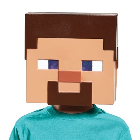 Minecraft Papercraft Steve Head Costume