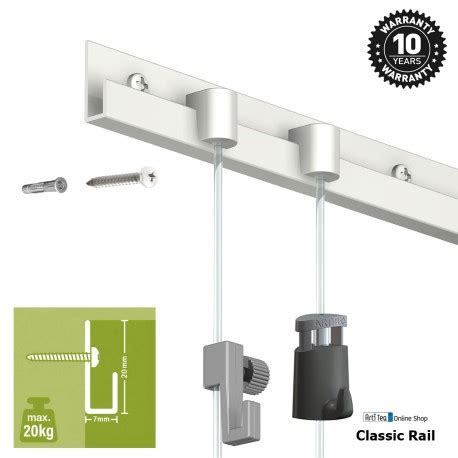 Artiteq J Rail Classic Wit En Alu In Bulk Per 5 Stuks