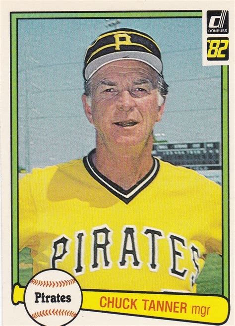 Pirates Chuck Tanner Donruss Ebay