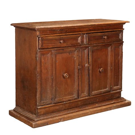 Credenza Castagno Italia Centrale Inizio 600 Secolo Antiquariato