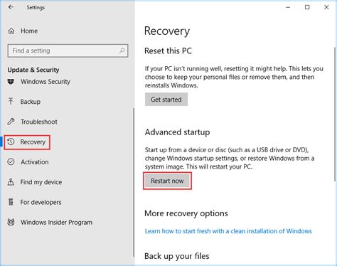 How to Use Recovery Options on Windows 10 [Premise and Steps] - MiniTool