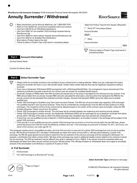 Riversource Annuity Forms Fill Out Sign Online Dochub