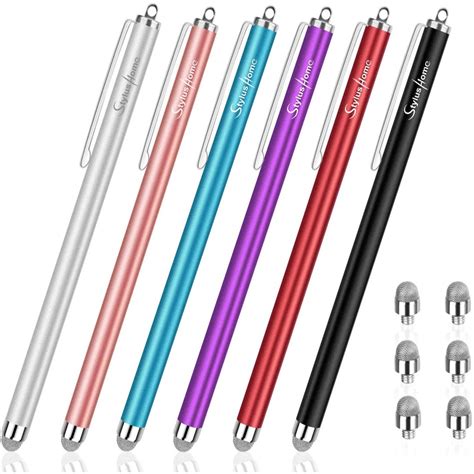 Caneta StylusHome Stylus Canetas para Telas sensíveis 6 Pcs