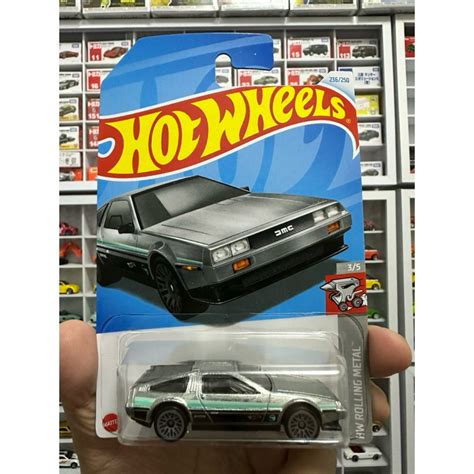 DMC DELOREAN TREASURE HUNT Hot Wheels Rolling Metal Shopee