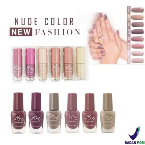 Jual Kutex Kutek Marimar Nail Polish Nude Box Isi Shopee Indonesia