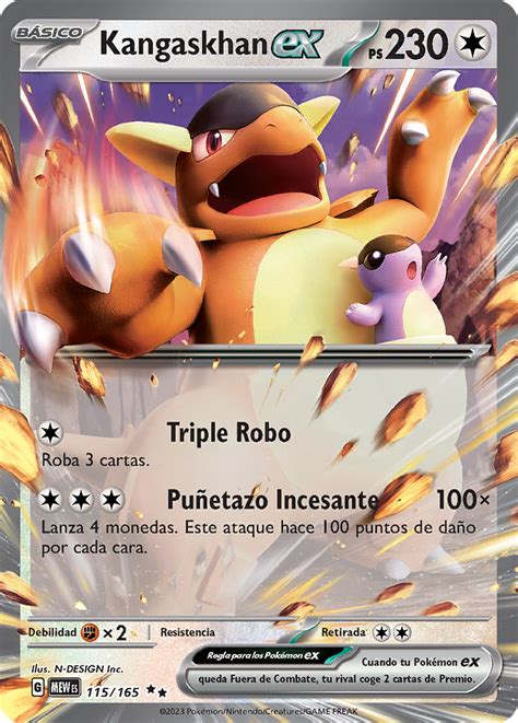 Kangaskhan ex 151 TCG WikiDex la enciclopedia Pokémon