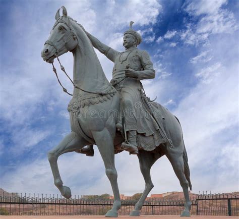 Statue Of Maharaja Rao Jodha Ji Founder Of Mehrangarh Fort And Jodhpur