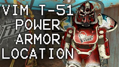 Fallout 4 Far Harbor Vim T 51 Power Armor Location YouTube