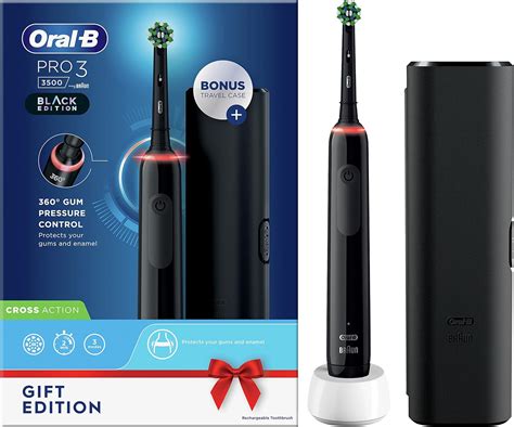 Oral B Pro 3 Electric Toothbrush With Smart Pressure Sensor 1 Cross