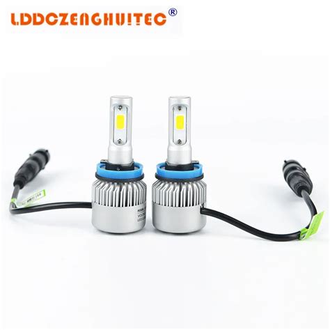 Lddczenghuitec High Beam K Pcs H Led Car Headlight Kits Cob Smd