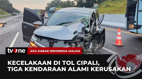 Hilang Kendali Minibus Tabrak 2 Mobil Di Tol Cipali Satu Orang Tewas