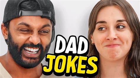 Dad Jokes Dont Laugh Challenge Sath X Abby Raise Your Spirits Youtube