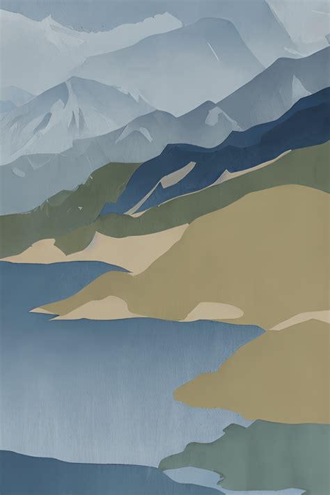 Minimalist Mountain Poster · Creative Fabrica