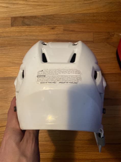 White Bauer Reakt 95 Helmet Sidelineswap