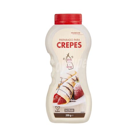 Hacendado Crepes Instantaneo Polvo Botella 200 G