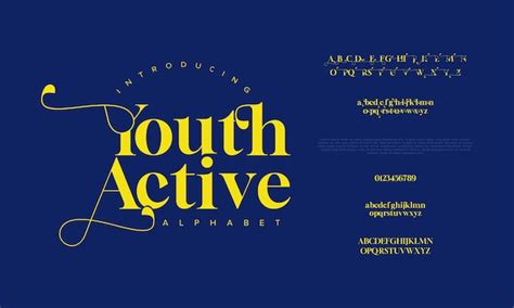 Lettres Et Chiffres De L alphabet élégant De Luxe Premium Youthactive