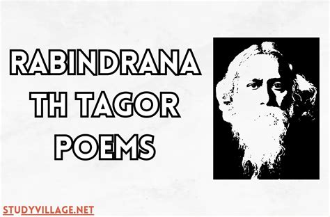 Rabindranath Tagore Poems in English - STUDY VILLAGE