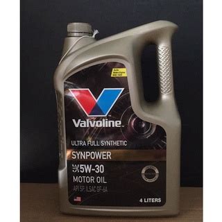 Valvoline SYN Power 5W 30 4ลตร 4 1ลตร Ultra Full Synthetic วาโวลน