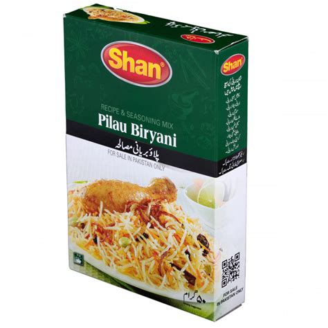 Shan Recipe And Seasoning Mix Pilau Biryani 50g Hkarim Buksh