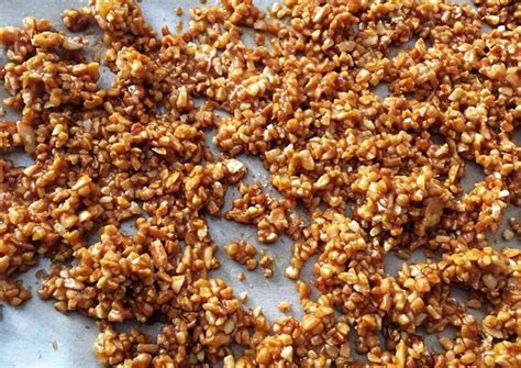 Resep Nougat Kacang Oleh Yovi Yana Cookpad