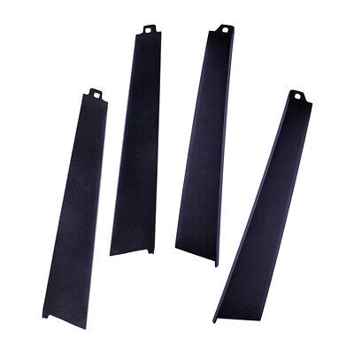 Set Car Front Rear Left Right Door Pillar Molding Garnish Fit For