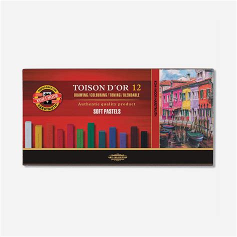 KOH I NOOR TOISON D OR 12 SOFT PASTELS SET 8512