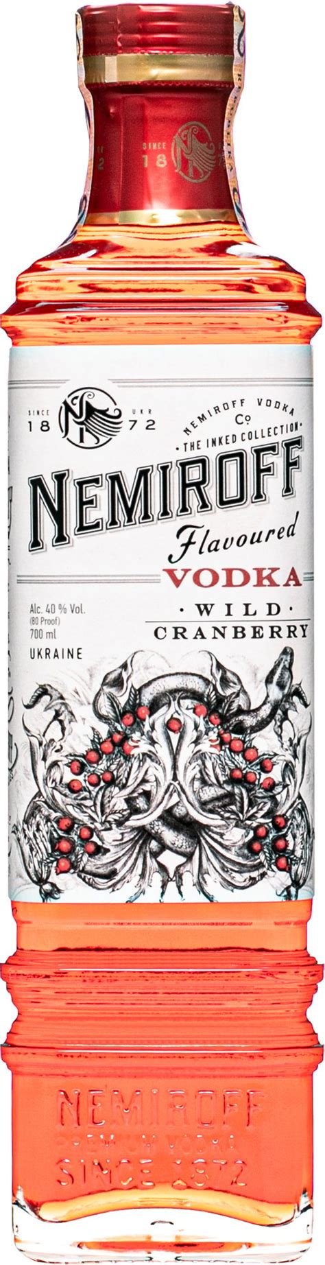 Nemiroff Wild Cranberry Ochutená vodka Svet nápojov