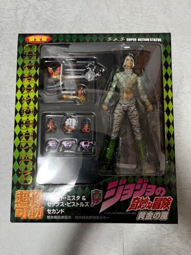 JoJo S Bizarre Adventure Super Action Statue Guido Mista Sex Pistols 2nd Japan EBay