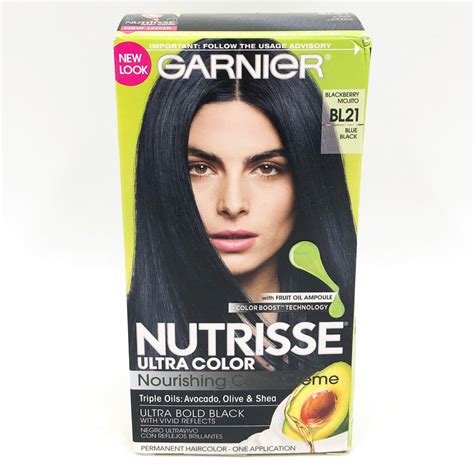 Garnier Nutrisse Ultra Color Kit Bl21 Blackberry Mojito Black