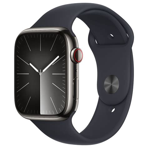 Apple Watch Series 9 GPS Cellular Acier Inoxydable Graphite