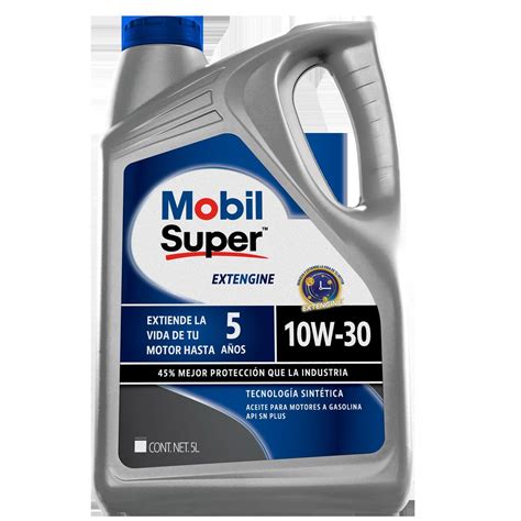 Mobil Aceite Para Motor Sintetico 10W 30 5 Litros