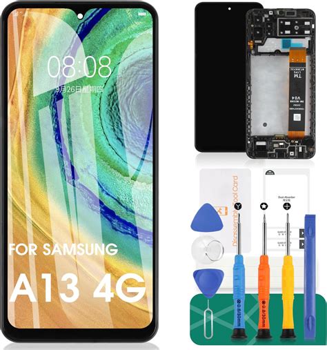 RongZy Écran LCD Compatible avec Samsung Galaxy A13 4G A135F A137F