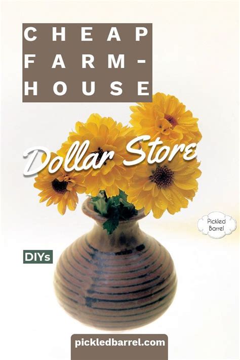 Joanna Gaines Inspired Farmhouse Dollar Store DIYs Dollar Store Diy