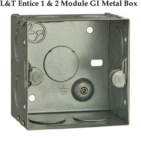 Lauritz Knudsen Entice 1 2 Module GI Metal Box At Rs 106 Piece