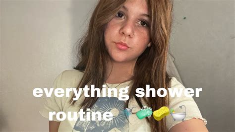 Everything Shower Routine Youtube