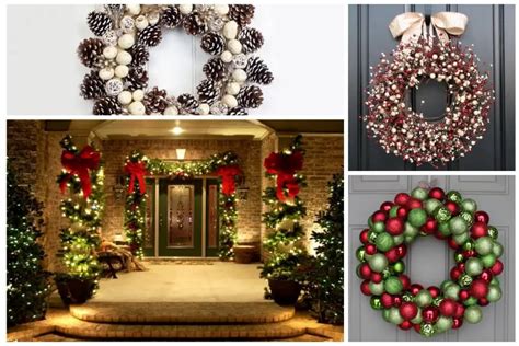 16 Ideas De Decoraciones Navideñas Para Puertas