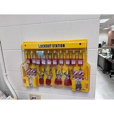 Tradesafe Lockout Tagout Station Pack Safety Lock Set With