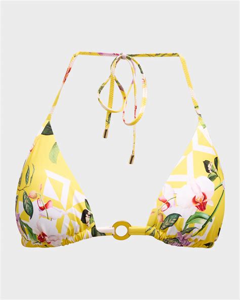 Lise Charmel Jardin Delice Triangle Bikini Top Neiman Marcus