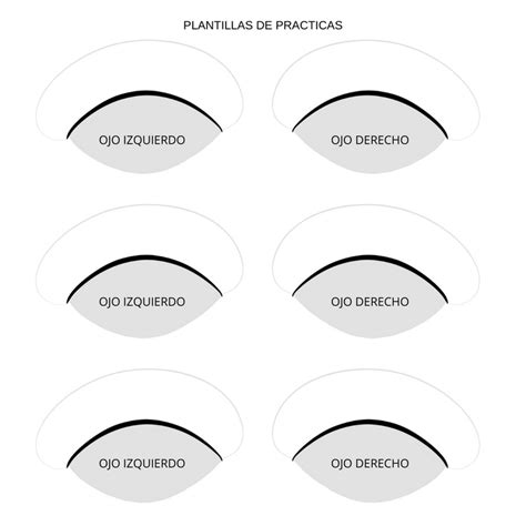 Hojas De Inicio Para Extensiones De Pesta As Pdf Eyelashes Eyelash