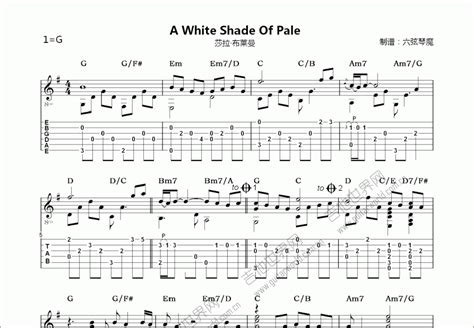 A White Shade Of Pale G