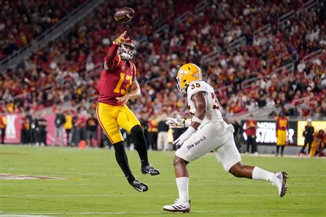 Caleb Williams Travis Dye Carry No 6 Usc As Trojans Beat Arizona