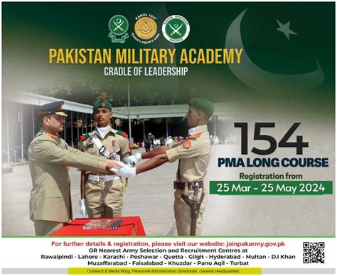 Pma Long Course Join Pak Army Apply Online